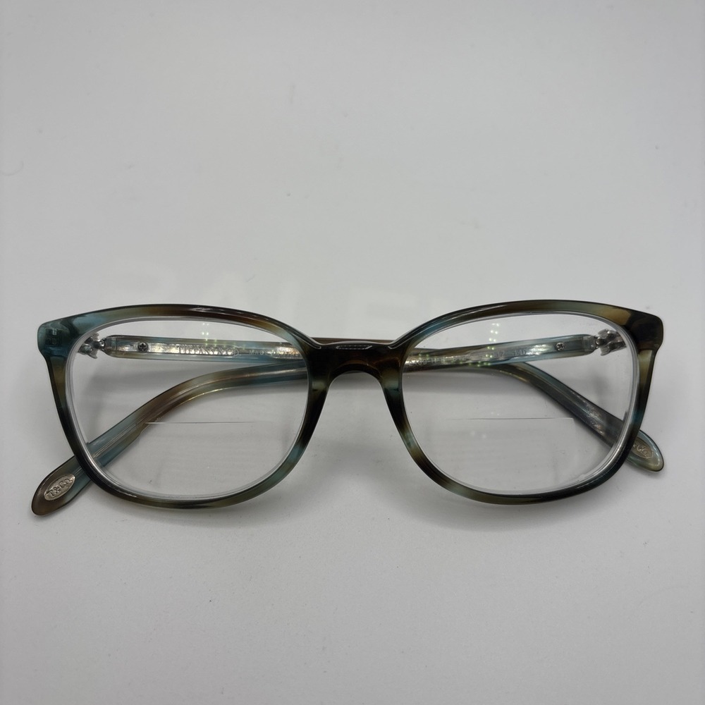 Tiffany & Co TF 2109-H-B 8124 Blue Brown Eyeglasses Frames 51-17 140 Italy #C137 - Picture 7 of 8